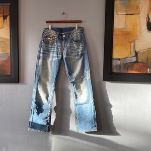 TRUE RELIGION MEN SIZE 31 X 30 COLOR BLUE